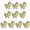 G, variant on dianhelloya Nail Art Supplies 10Pcs Nail Art Decors Shining Butterfly Shape Exquisite DIY Nail Art Alloy 3D Butterfly Nail Art Decorations Manicure for Nail Salon (K)
