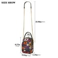 thumbnail image 2 of FORMRS Crossbody Bag for Women Shoulder Cell Phone Purse with Zipper, Purple Flowers, 2 of 7