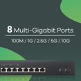 thumbnail image 4 of Switch ZYXEL XS1930-10 administrable de 8 puertos Multi-Gigabit, 4 of 5