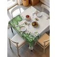 thumbnail image 2 of St. Patrick's Suqare Tablecloth - 54 x 54 Inch, Luck Shamrock Eucalyptus Leaves Flowers Beige Waterproof & StainResistant Tablecloth, Washable Oil-proof Table Cover for Dining/Party/Wedding/Buffet, 2 of 9