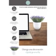 thumbnail image 5 of planta artificial decorativa con maceta blanca, 5 of 5