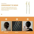 thumbnail image 3 of HLONK 2 Pcs Baguettes à Cheveux Style Antique Chinois Épingle à Cheveux Chignon pour Femmes Cheveux Longs, 3 of 6