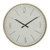Gold Glass Wall Clock Round 20