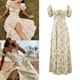 thumbnail image 4 of do con estampado floral femenino High Split Primavera Elegante Fiesta Playa METRO Zulema Vestido largo floral, 4 of 8