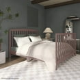 thumbnail image 2 of Dream On Me Odelle 5-in-1 Convertible Crib, Converts from Baby Crib to Toddler Bed, Day Bed, Kids Bed and Full Size Bed, Three Adjustable Mattress Height Positions, Baltic Amber, 2 of 7