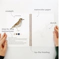 thumbnail image 3 of Cuaderno de acuarela Emily Lex Studio Birds con 12 ilustraciones, 3 of 9