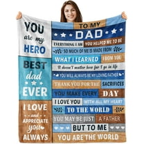 Gifts for Dad,Fathers Birthday Gifts from Daughter Son,to My Dad Blanket,Dad Birthday Gift Ideas,Dad Gifts,Birthday Gifts for Dad,Gifts for Dad Who Wants Nothing,Dad Gifts from Daughter Son