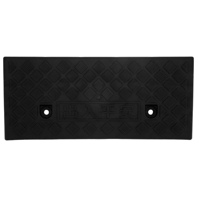 5cm Thickness Plastic Curb Ramp Portable Threshold Ramp for Car Vehicle Driveway Loading Dock SuppliesBlack