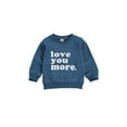 thumbnail image 2 of goowrom Bébé à Manches Longues Col Rond Lettre Imprimé Pull-Overs Décontractés, 2 of 10