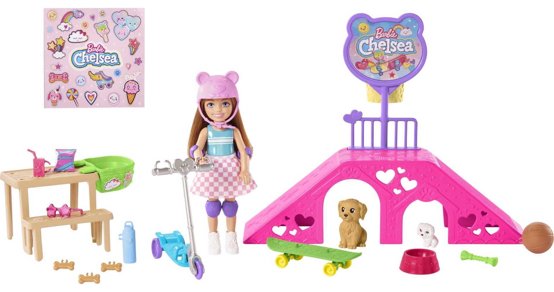 Barbie club chelsea doll bedtime playset hotsell