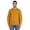 Mustard Yellow, variant on Atasi Indian Mens Henley Shirt Long Sleeve Casual Mandarin Collar Short Kurta