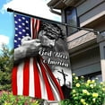 thumbnail image 2 of God Bless America Flag 4x6 Ft In God We Trust Flag Double Sided Mirror Printing for House Yard Outdoor Patriotic American Flag Banner Decor - Unique Holiday Gift, 2 of 6