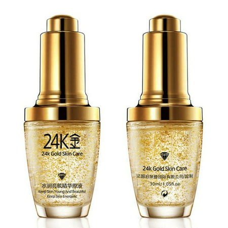 24K Gold Collagen Essence Oil Skin Care Anti Aging Wrinkle Liquid Face (Best Rated Skin Care Products For Aging Skin)
