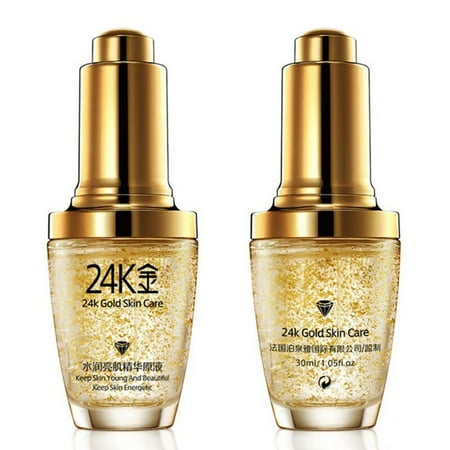 - 24K Gold Collagen Essence Oil Skin Care Anti Aging Wrinkle Liquid Face Cream