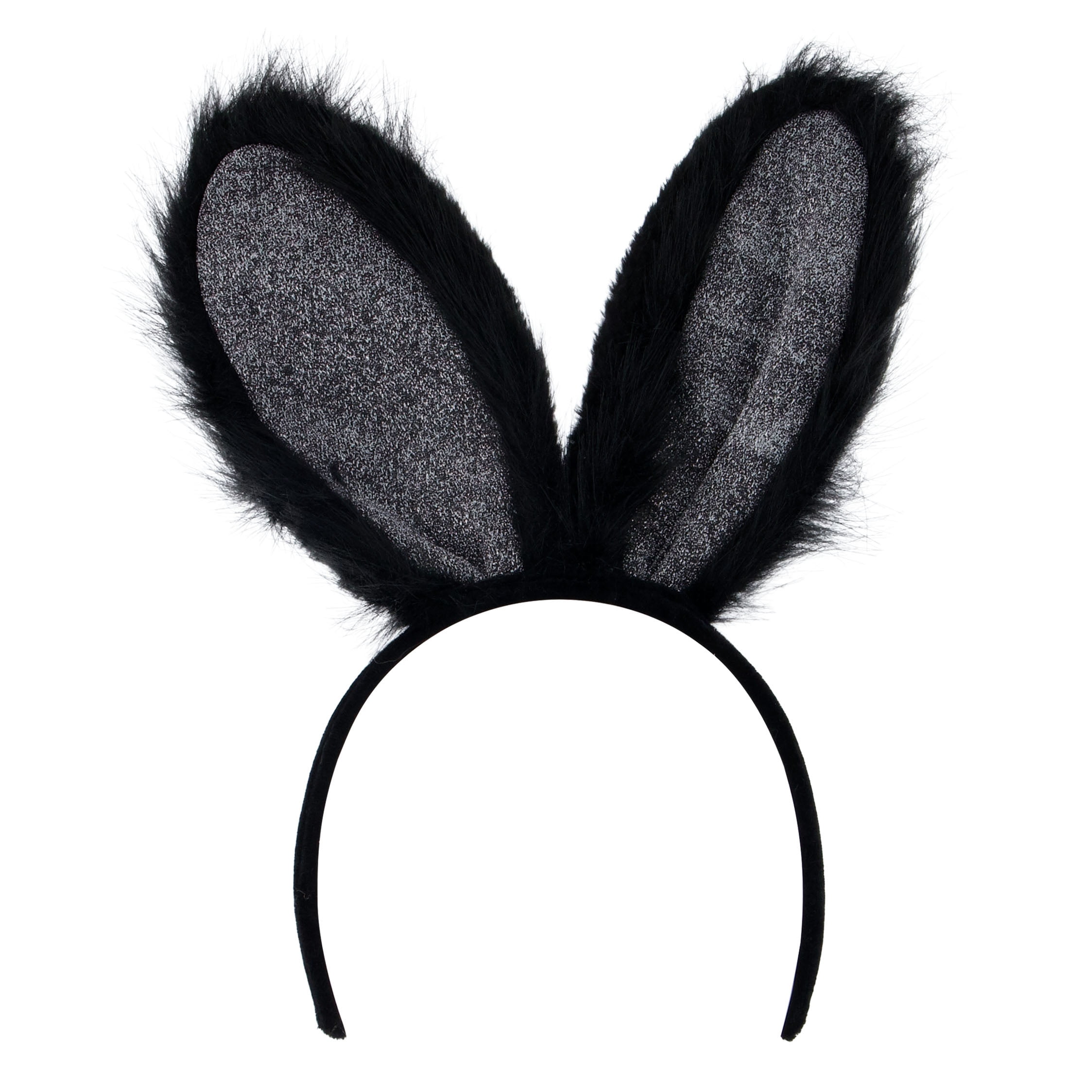 Bunny Costume Accessory Kit for Adults, Black and Gray, 3 Pieces, Halloween by Way To Celebrate
