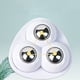 thumbnail image 3 of Universal Adhesiva Tres Cuentas Nuevo Sin Perforaciones Al Desgaste Soporte Carga Accesorios Hardware para El Polea Pequeña 4PCS (A Blanco), 3 of 8