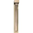 thumbnail image 2 of Ekena Millwork 4"W x 16"D x 28"H Thorton Block Rough Sawn Bracket w/ Offset Brace, Douglas Fir, 2 of 25