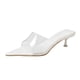 thumbnail image 2 of Sandalias de color caramelo a la moda para mujer, zapatillas de tacón fino con punta en pico para verano, zapatos informales Wmkox8yii hj789, 2 of 4
