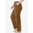 thumbnail image 3 of Woman Within Plus Size 7-Day Knit Ribbed Straight-Leg Pull-On Pants, 3 of 5
