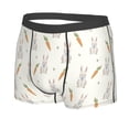 thumbnail image 2 of Wukai Retro Rabbit Print Men’s Underwear Breathable Boxer Briefs,&nbsp;Moisture Wicking & Breathable-Medium, 2 of 7