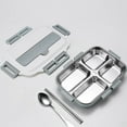 thumbnail image 1 of pstuiky Bento Lunch Box for Kids, Stainless Steel Insulated Multi Layer Bento Food Container Storage Lunch Box 1L Lunchbox Snack Packs Lunch Bag Hot Prices, 1 of 2