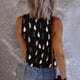 thumbnail image 5 of Sexy Casual Mujer Sin Mangas Impreso Cuello Redondo Tops Damas Blusa Chaleco Pompotops lopia991480, 5 of 7