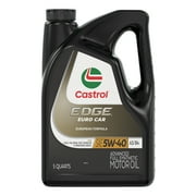 (5 pack) Castrol EDGE Euro 5W-40 A3/B4 Advanced Full Synthetic Motor Oil, 5 Quarts