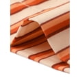 thumbnail image 6 of DARING DIVA Women's Striped Palazzo Lounge Pants X-Small Orange, 6 of 6