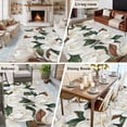 thumbnail image 5 of White Magnolia Area Rugs 6'x9', Small Throw Rugs for Kitchen Dining room, Spring Floral Blossom Flowers Plants Light Blue Indoor Outdoor Rug Non-Slip Low Pile Carpet Runner Reversible Floor Mats, 5 of 8