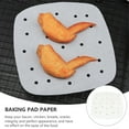 thumbnail image 6 of Howish Baking Pad Paper Air Fryer Parchment Paper 100pcs Perforated Oilproof Waterproof Cooking(7.09"X7.09"(LxW)), 6 of 8