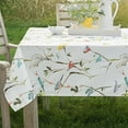 thumbnail image 2 of Benson Mills Indoor-Outdoor Spillproof Fabric Tablecloth for Spring/Summer/Party/Picnic (60" x 104" Rectangular, Menagerie), 2 of 10