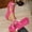 Hot Pink, variant on Women's Wedge Slide Sandals Peep Toe Thick Platform Heel Casual Summer Beach Mules for Women Comfortable Slip On Shoes