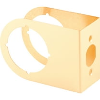 Bright Brass Contemporary Door Reinforcer