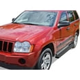 thumbnail image 2 of APS Running Boards 4 inches Matte Black Compatible with Jeep Grand Cherokee Commander 2005-2010 (Exclude SRT and Trail Hawk Models) (Nerf Bars Side Steps Side Bars), 2 of 6