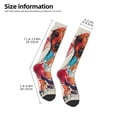 thumbnail image 2 of Sigee Colorful Dachshund Art for Socks for Men Women Socks Stocking Compression Socks, 2 of 6
