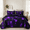Purple, variant on Lightweight Geometric Color Block Quilted Bedspread Set 2/3PCS, Easy Care 1 Quilt & 1 Or 2 Pillowcases, Breathable All-Season Comforter for Dorm & Guest Room(Twin)