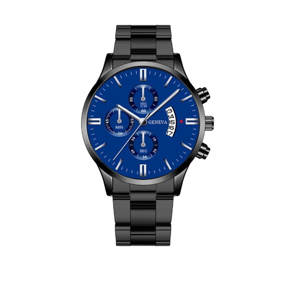Men Watch,Mens Wrist Watch,Fashion Men's Quartz Watch,Fashion Business Dress Watch,Openwork Designs Alloy Case Leather Strap Business Casual Wristwatch(D)