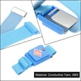 thumbnail image 3 of 2pcs Anti Static Wrist Strap, ESD Antistatic Bracelet Adjustable Cordless with Spare Bracelet Sky Blue, 3 of 5