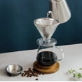 thumbnail image 3 of Ovalware Clear Glass Range Server for Pour-over Coffee/Tea 600ml/20oz 2.5mm Thick Body, 3 of 8