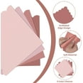 thumbnail image 3 of 240 Pack Dusty Pink Napkins, 5 Inch Scalloped Cocktail Napkins, Gradient Pink for Baby Shower or Wedding, 3 of 4