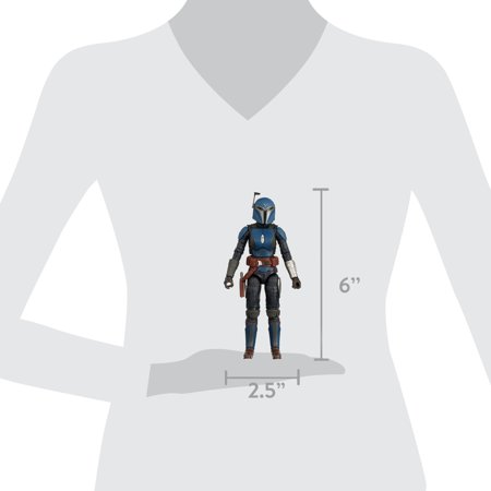 Star Wars The Black Series Mandalorian Nite Owl Collectible Action Figure (6”), Walmart Exclusive