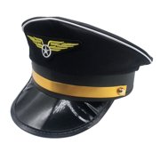 Performance Cap Pilot Hat Captain Cap Adjustable Cap Octagonal Hat for Carnival