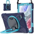 thumbnail image 2 of Étui Coloré pour Samsung Tab A7 Lite 8.7 Pouces 2021 avec Bandoulière, Grand Support Réglable, Protection contre les Chocs, 2 of 5