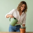 thumbnail image 7 of ZhangC Plastic Watering Can for Outdoor & Indoor Plants, Small Long Spout Watering Can for Garden House Flower, Refillable Sturdy Sprinkling Can for Garden, Courtyard, 7 of 7