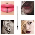thumbnail image 5 of 100pcs Piercing Needles Sterile Disposable Body Piercing Needles For Ear Nose Navel Nipple, 5 of 5