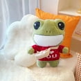 thumbnail image 1 of Frog Stuffed Animals Plush Toy With Removable Clothes Cute Soft Frog Plush Stuffed For Kids 10 Inch, 1 of 6