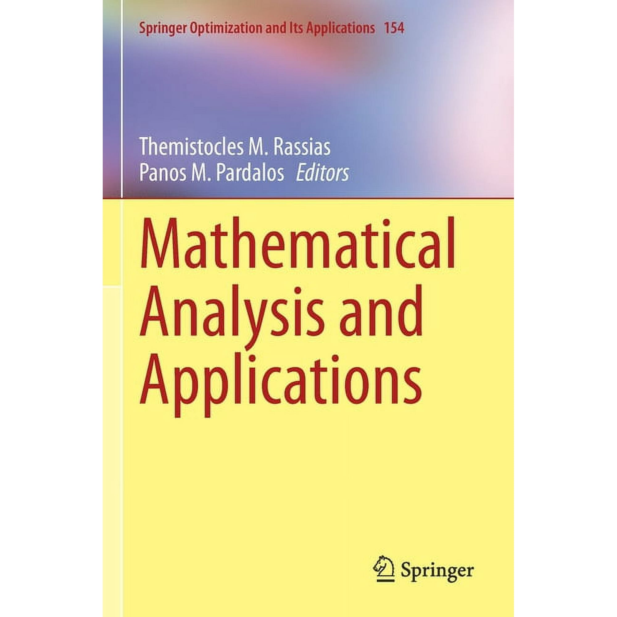 Springer Optimization and Its Applicatio Mathematical Analysis and Applications, Book 154, (Paperback)