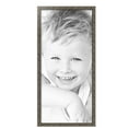 thumbnail image 2 of ArtToFrames 17" x 37" Silver Picture Frame, 17x37 inch Silver Wood Poster Frame (WOM-4993),  Pack, 2 of 5