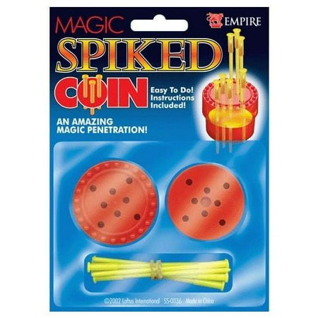 Empire Coin Magic - Empire Magic Spiked Coin Magic Set Amazing Penetration, Assorted Colors