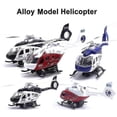 thumbnail image 3 of New Realistic Police Helicopter Plane Pull Back Led Music Model Kids Toy Collection/YY, 3 of 5